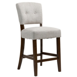Bar Stool Oakridge Light Grey/Walnut - thumbnail 4
