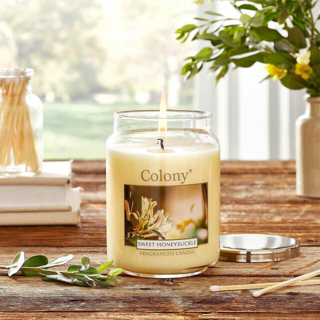 Wax Lyrical Candle Colony Sweet Honeysuckle 475g - image 1