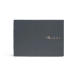 Silk Addict 100% Mulberry Silk Pillowcase Charcoal - thumbnail 5
