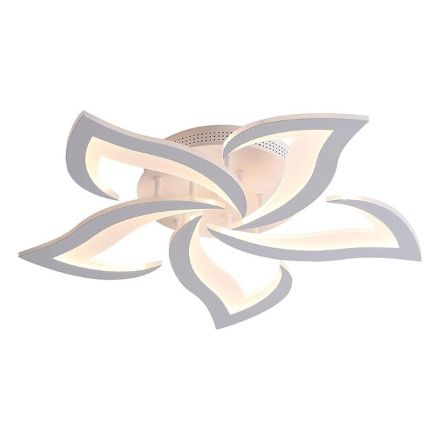 Pheashine Dimmable LED Ceiling Light Remote Control Flower Shape White for Living Room Bedroom Kitchen Hallway Dining - image 1