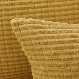Deconovo Velvet cushion cover golden color 45*45cm 1pc - thumbnail 7
