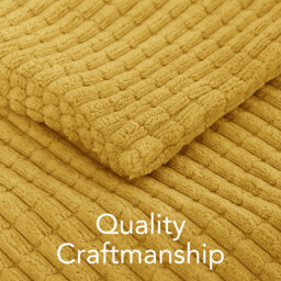 Deconovo Velvet cushion cover golden color 45*45cm 1pc - thumbnail 2