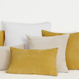 Deconovo Velvet cushion cover golden color 45*45cm 1pc - thumbnail 6