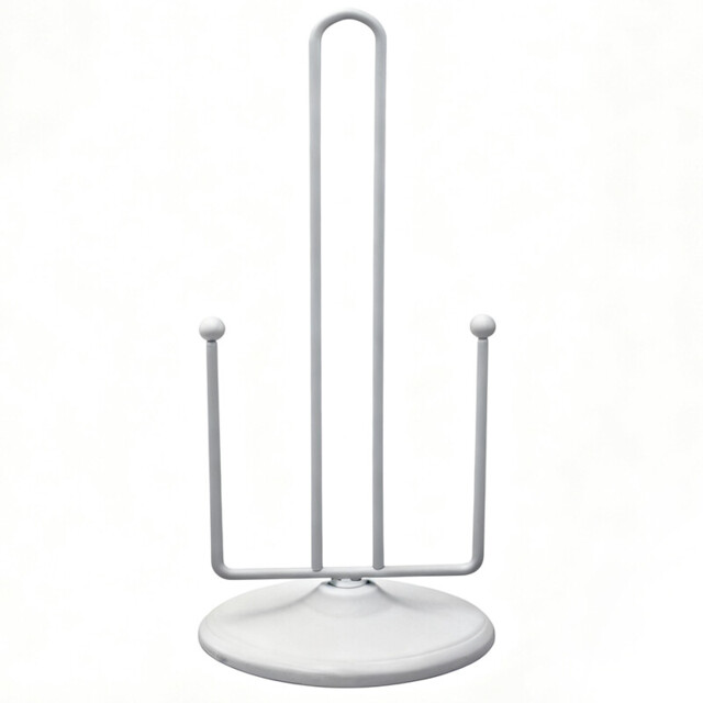 JU7CER Gray Kitchen Cleaning Paper Towel Holder - Countertop Standing, with Fixing Rod, Modern & Minimalist Design, Ideal for Home Use - image 1