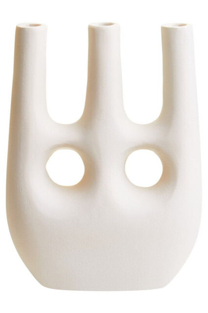 Fifty Five South Vase Hapax Abstract Cream Large