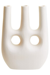 Fifty Five South Vase Hapax Abstract Cream Large
