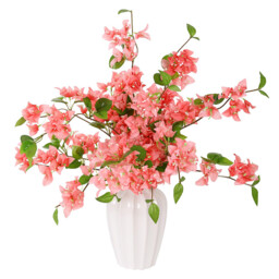 5PCS 29.52in/74.98cm Bougainvillea Artificial Flowers Fake Bougainvillea Branches Faux Flowers Vines for Home，Garden，Wedding，Party，Indoor and Outdoor，Floral Arrangement and DIY Decor(pink) - thumbnail 2