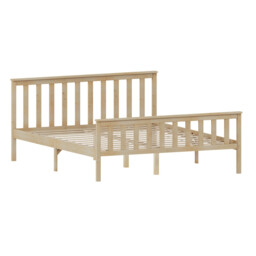Vida Designs Bed Frame Milan Wooden High Foot Pine King - thumbnail 5