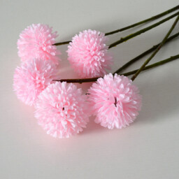 Wei's Moment 6Pcs Artificial  Flowers Artificial Hydrangea Decoration for Wedding Vase Pink - thumbnail 5