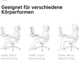 SIHOO Ergonomic Mesh Office Chair, High Back Desk Chair with 3D Armrests, Up & Down Lumbar Support, Swivel Computer Task Chair, Black - thumbnail 2