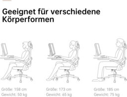 SIHOO Ergonomic Mesh Office Chair, High Back Desk Chair with 3D Armrests, Up & Down Lumbar Support, Swivel Computer Task Chair, Black - thumbnail 3