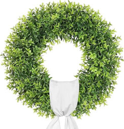 24 Inch Large Boxwood Wreath-1pcs - thumbnail 1