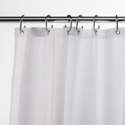 Croydex Shower Curtain Plain Proseal® White 200x200cm - thumbnail 4