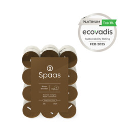 Spaas Tealights Warm Wonder 4.5h Burn Time Brown 24pcs - thumbnail 3