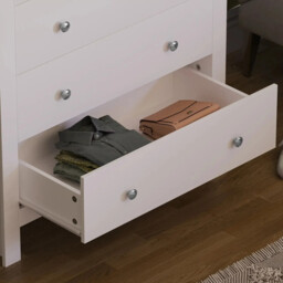 Vida Designs Drawer Chest Arlington 5 Drawers White/Oak Effect - thumbnail 3