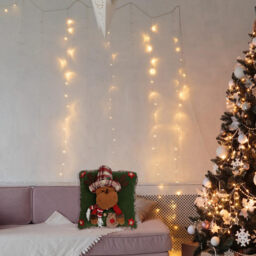 1Pc 16.14in/41cm Christmas Pillow Covers Cute 3D Snowman Reindeer Cushion Covers Holiday Pillow Cases for Sofa, Couch, Bed(Reindeer) - thumbnail 7