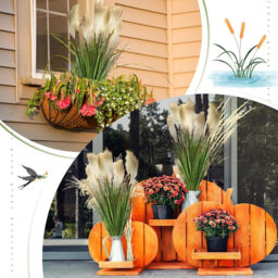 DDHS 33inch Onion Tall Grass Greenery -6pcs - thumbnail 6
