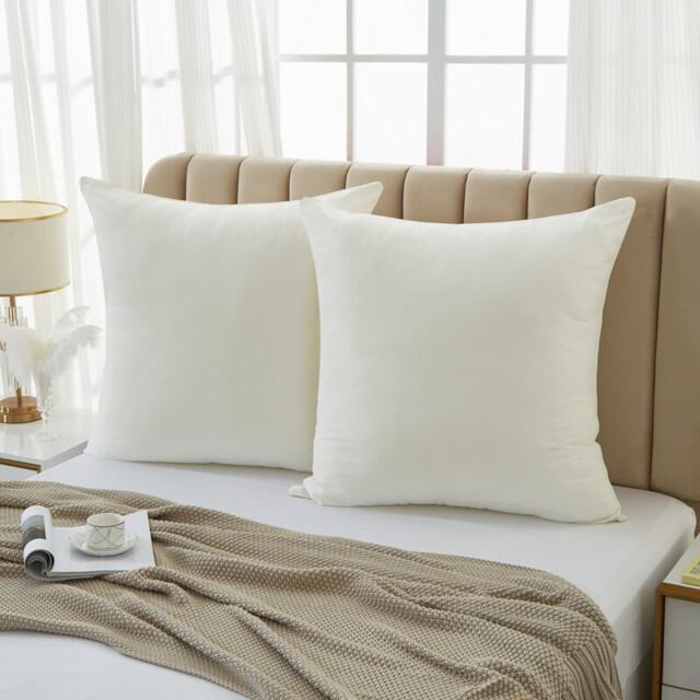 Meeallhome Dust Moisture Sweat Proof pillow 50*75cm*2 White - image 1