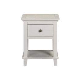 Side Table Provence 1 Drawer Rustic Pine White - thumbnail 4