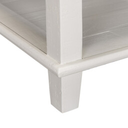 Side Table Provence 1 Drawer Rustic Pine White - thumbnail 2