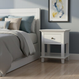 Side Table Provence 1 Drawer Rustic Pine White - thumbnail 6