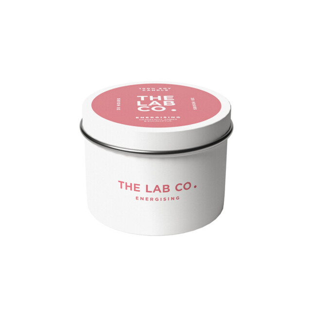 The Lab Co. Luxury Scented Candle - 30hrs Burn Time - Energising Fragrance with Grapefruit, Amber and Eucalyptus - 100% Vegan Soy Wax - 180g wax weight - image 1