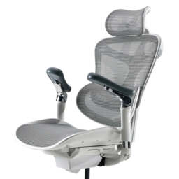 SIHOO Doro C300 Pro Ergonomic Office Chair with Ultra-Soft 6D Armrests, Dynamic Lumbar Support, Seat Depth Adjustment and Adjustable Backrest Desk Chair for Home Office (White) - thumbnail 3