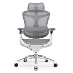 SIHOO Doro C300 Pro Ergonomic Office Chair with Ultra-Soft 6D Armrests, Dynamic Lumbar Support, Seat Depth Adjustment and Adjustable Backrest Desk Chair for Home Office (White) - thumbnail 1