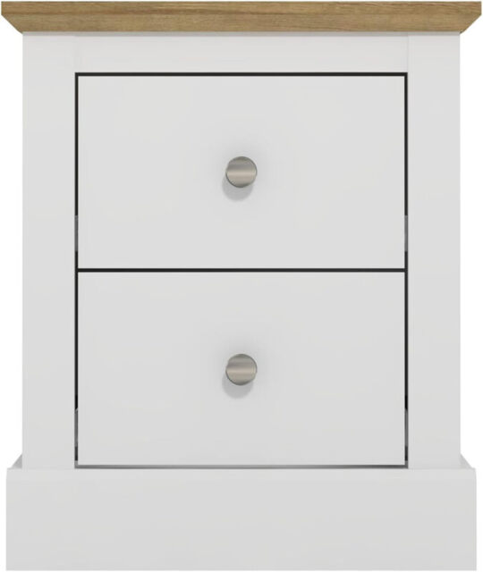 "Galano Sufly 2-Door TV Unit – Entertainment Centre for TVs up to 55"" – Storage Cabinet and Media Console for Living Room – Ivory/Oak Finish"