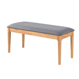 Dining Bench Orlando Oak/Grey - thumbnail 2