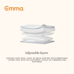 Emma Pillow Comfort Cooling Multi Layer Medium Soft - thumbnail 4