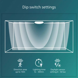 Philips Ceiling Light LED Luminaire Shan Motion Sensing Warm White 12W D:26cm - thumbnail 7