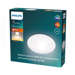 Philips Ceiling Light LED Luminaire Shan Motion Sensing Warm White 12W D:26cm - thumbnail 2
