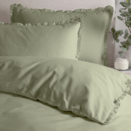 Wylder Duvet Cover Set Newtilly 100% Cotton Sage Double - thumbnail 3