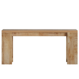 LANTINE Console Table, 160 x 29.5 x 85 cm, Side Table, Corridor Table, Sofa Table for Small Rooms, Wooden Sofa Table, Country Style for Entrance, Hallway, Living Room, Light Oak