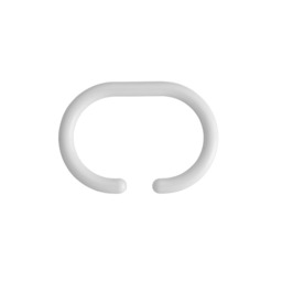 Croydex Shower Curtain Rings C Type White 12pcs - thumbnail 3