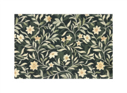 Likewise Doormat Knightsbridge Floral Forest Green 50x75cm - thumbnail 2