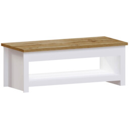 Vida Designs Coffee Table Arlington Rectangle White/Oak Effect - thumbnail 7