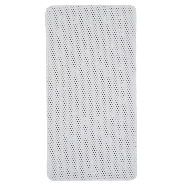 Croydex Bath & Shower Mat Teviot Anti Slip White 35x70cm - image 1