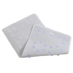 Croydex Bath & Shower Mat Teviot Anti Slip White 35x70cm - thumbnail 2