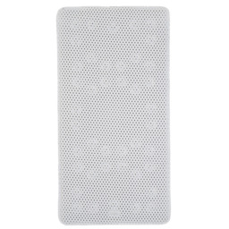 Croydex Bath & Shower Mat Teviot Anti Slip White 35x70cm - thumbnail 1