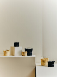 Interiors by Premier Candle Holder Kuta Black Medium - thumbnail 3