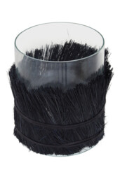 Interiors by Premier Candle Holder Kuta Black Medium - thumbnail 4