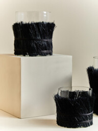 Interiors by Premier Candle Holder Kuta Black Medium - thumbnail 5