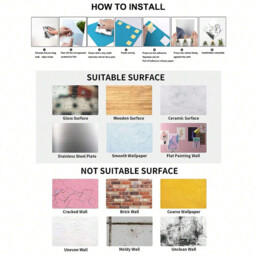 18pcs PVC Mirror Sticker Acrylic Mirror Floral Wall Sticker DIY Mirror Floral Wall Sticker - thumbnail 2