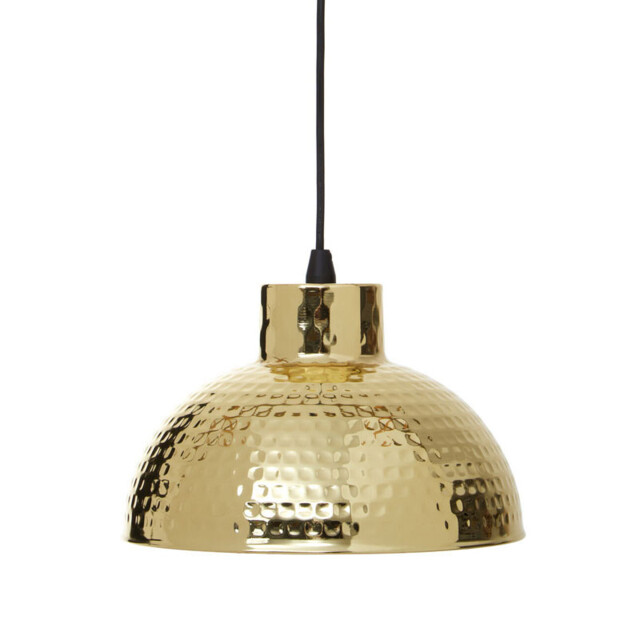 Interiors by Premier Pendant Light New Foundry Hammered Gold - image 1