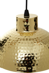 Interiors by Premier Pendant Light New Foundry Hammered Gold - thumbnail 4