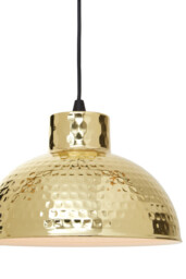 Interiors by Premier Pendant Light New Foundry Hammered Gold - thumbnail 2