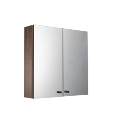 Croydex Ontario Teak Bathroom Mirror Cabinet - thumbnail 4