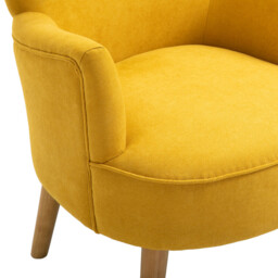Armchair Keira Ochre Yellow - thumbnail 2